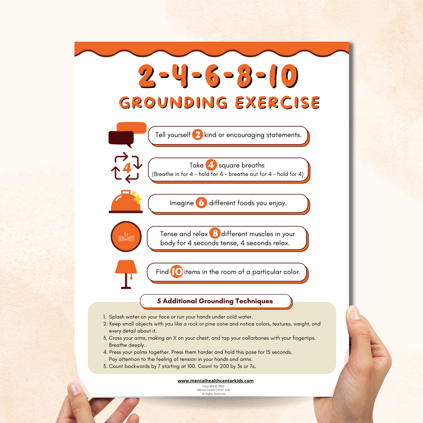 2-4-6-8-10 Grounding Exercises (PDF)
