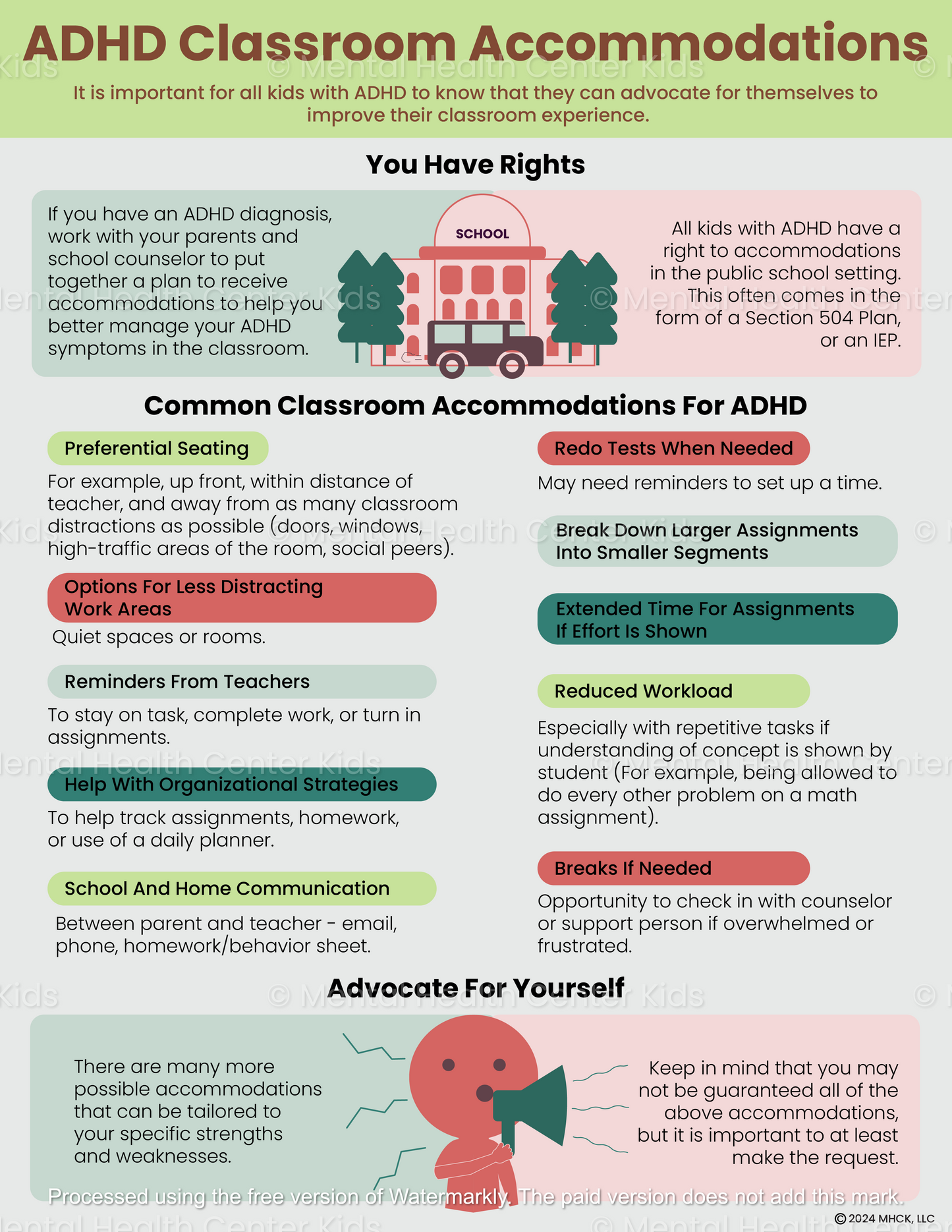 ADHD Classroom Accommodations