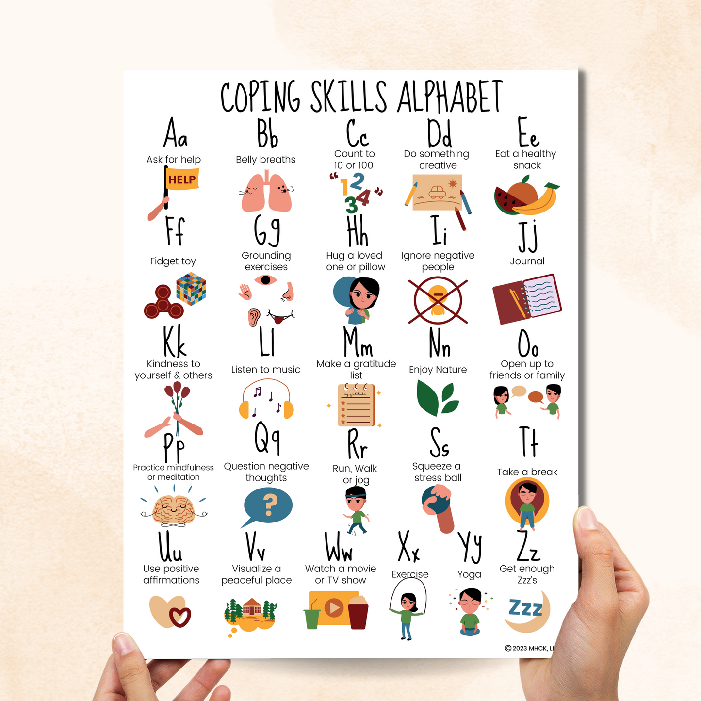 Coping Skills Alphabet