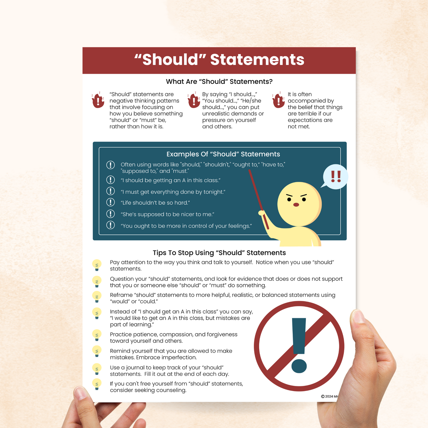 "Should" Statements Cognitive Distortion (PDF)