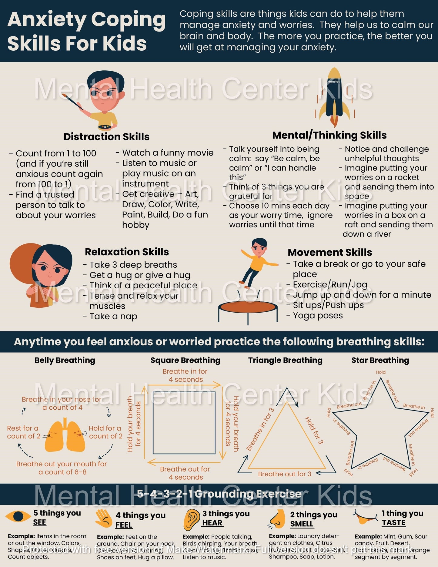 Coping Skills for Anxiety (PDF)