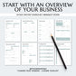 2025 Business Planner Printable BUNDLE, Small Business Planner, Business Planner
