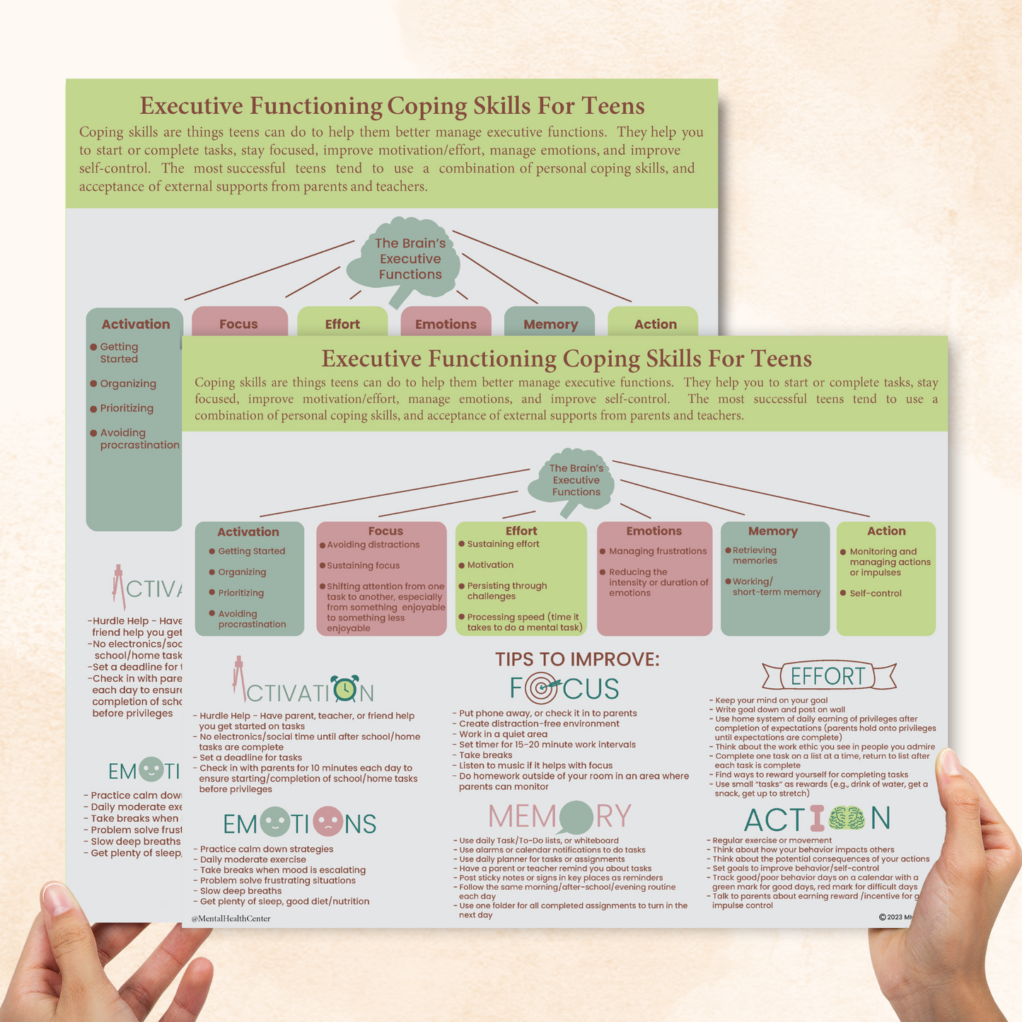 Executive Functioning Strategies for Teens (PDF)