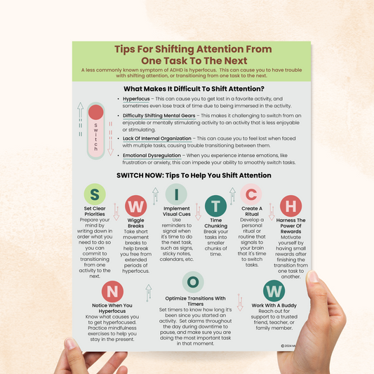 ADHD Shifting Focus And Attention