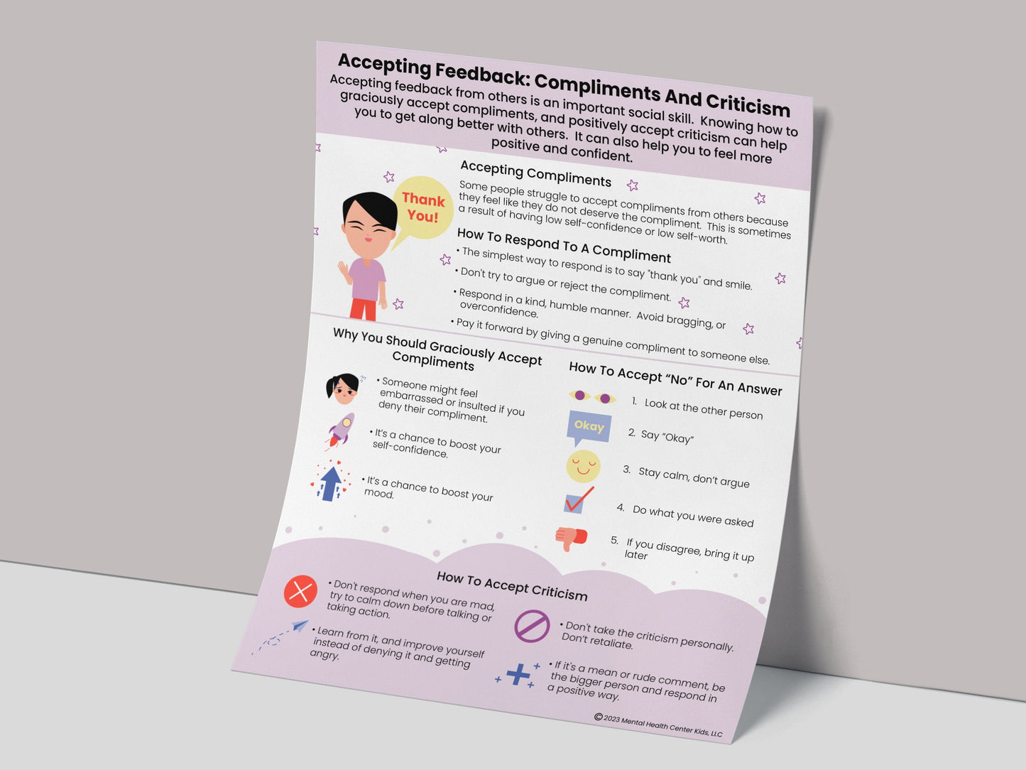 Accepting Feedback: Compliments and Criticisms