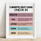 3 Minute Self-Care Check In